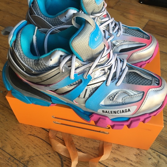 Pink Gray and Blue Balanciagas - Picture 2 of 7
